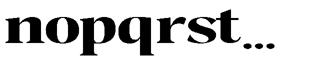 Night Queen Extra Expanded Font LOWERCASE
