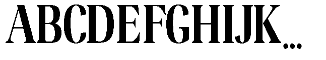 Night Queen Semi Condensed Font UPPERCASE