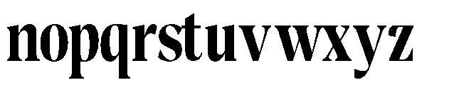 Night Queen Semi Condensed Font LOWERCASE
