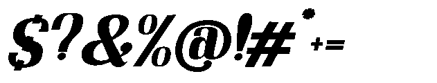 Night Queen Semi Expanded Italic Font OTHER CHARS