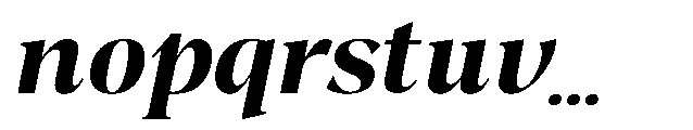 Night Queen Semi Expanded Italic Font LOWERCASE