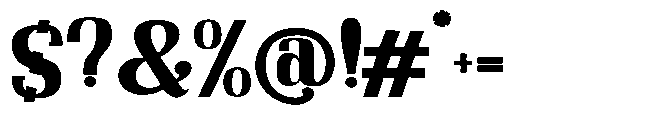 Night Queen Semi Expanded Font OTHER CHARS