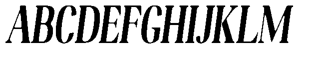 Night Queen Soft Condensed Italic Font UPPERCASE