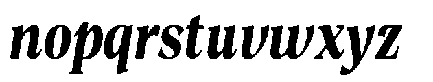 Night Queen Soft Contrast Sm Condensed Italic Font LOWERCASE