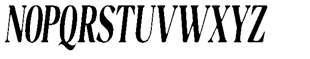 Night Queen Soft Extra Condensed Italic Font UPPERCASE