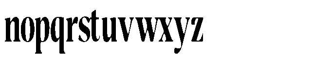 Night Queen Soft Extra Condensed Font LOWERCASE