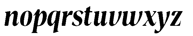 Night Queen Soft Sem Condensed Italic Font LOWERCASE