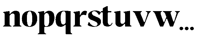 Night Queen Soft Semi Expanded Font LOWERCASE