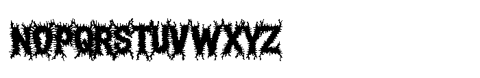 Night Roots Font UPPERCASE