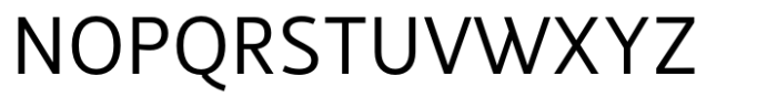 Night Sans Regular Font UPPERCASE