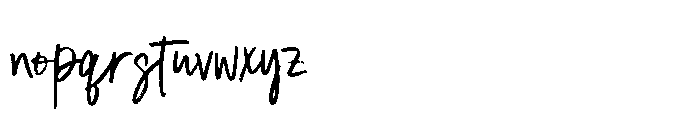 Night Shades Brush Font LOWERCASE