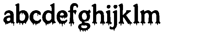 Night fall spooky Spooky Extra Regular FONT