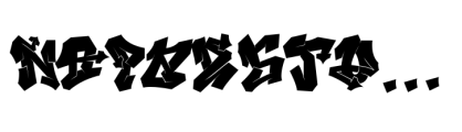 Nightclaw Vandal Outer Solid Font LOWERCASE