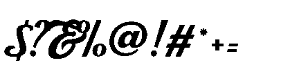 Nighters Club Font OTHER CHARS