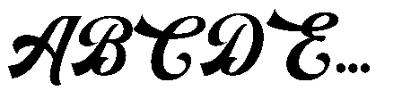 Nighters Club Font UPPERCASE