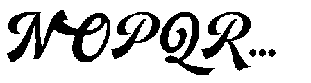 Nighters Club Font UPPERCASE