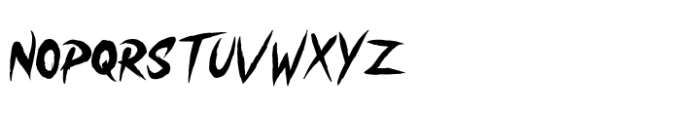 Nightmare Claw Font UPPERCASE