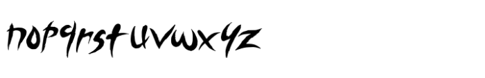 Nightmare Claw Font LOWERCASE