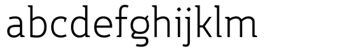 Nightserif Light Font LOWERCASE