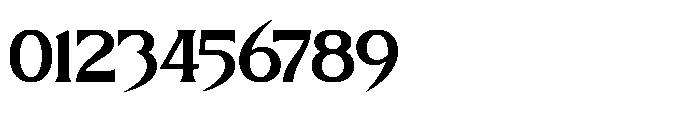 Nighttmer Horizon Regular Font OTHER CHARS