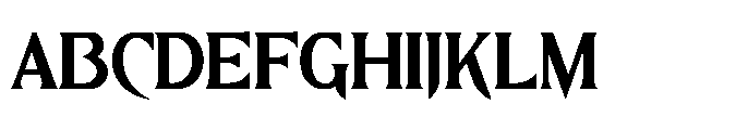 Nighttmer Horizon Regular Font UPPERCASE