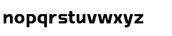 Nikhom Bold Font LOWERCASE