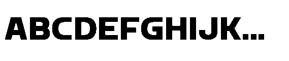 Nikhom Extra Bold Font UPPERCASE