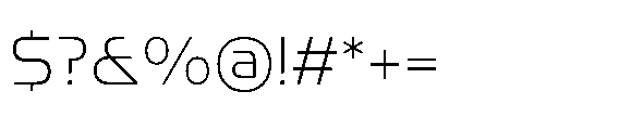 Nikhom Light Font OTHER CHARS