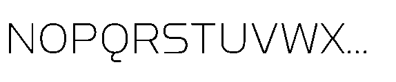 Nikhom Light Font UPPERCASE