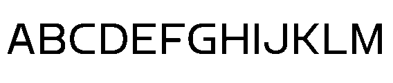 Nikhom Medium Font UPPERCASE