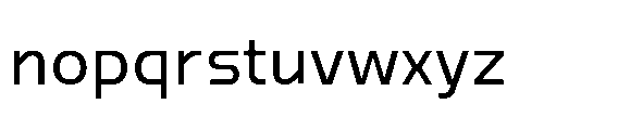 Nikhom Medium Font LOWERCASE