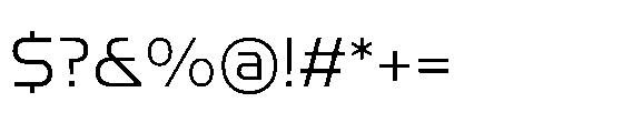 Nikhom Regular Font OTHER CHARS