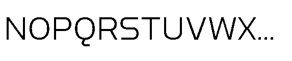 Nikhom Regular Font UPPERCASE