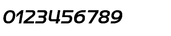 Nikhom Semi Bold Italic Font OTHER CHARS