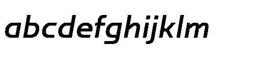 Nikhom Semi Bold Italic FONT