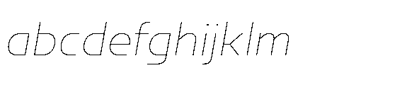 Nikhom Thin Italic FONT