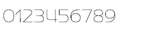 Nikhom Thin Font OTHER CHARS