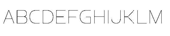 Nikhom Thin Font UPPERCASE