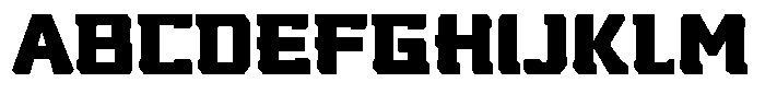 Nikkei Punk Black Font UPPERCASE