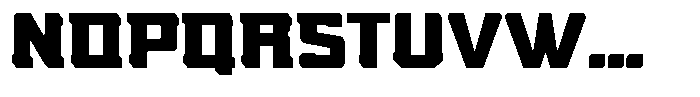 Nikkei Punk Black Font UPPERCASE