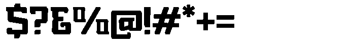 Nikkei Punk Bold Font OTHER CHARS