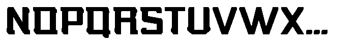Nikkei Punk Bold Font UPPERCASE