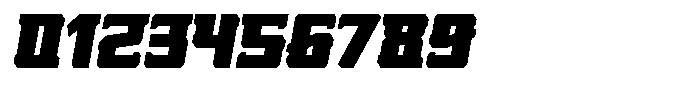Nikkei Punk Extra Black Oblique Font OTHER CHARS
