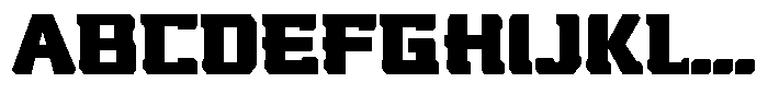Nikkei Punk Extra Black Font UPPERCASE