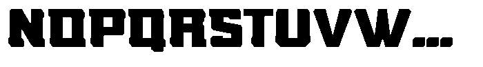 Nikkei Punk Extra Black Font UPPERCASE