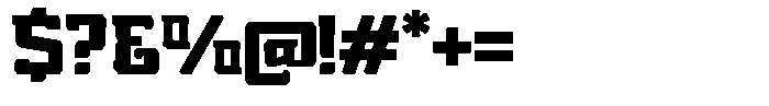 Nikkei Punk Extra Bold Font OTHER CHARS