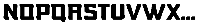Nikkei Punk Extra Bold Font UPPERCASE
