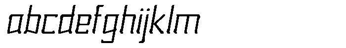 Nikkei Punk Extra Light Oblique FONT