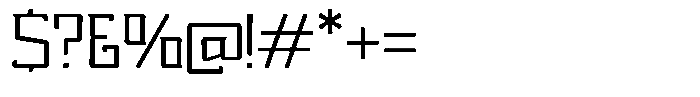 Nikkei Punk Extra Light Font OTHER CHARS