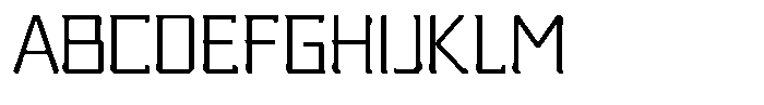 Nikkei Punk Extra Light Font UPPERCASE